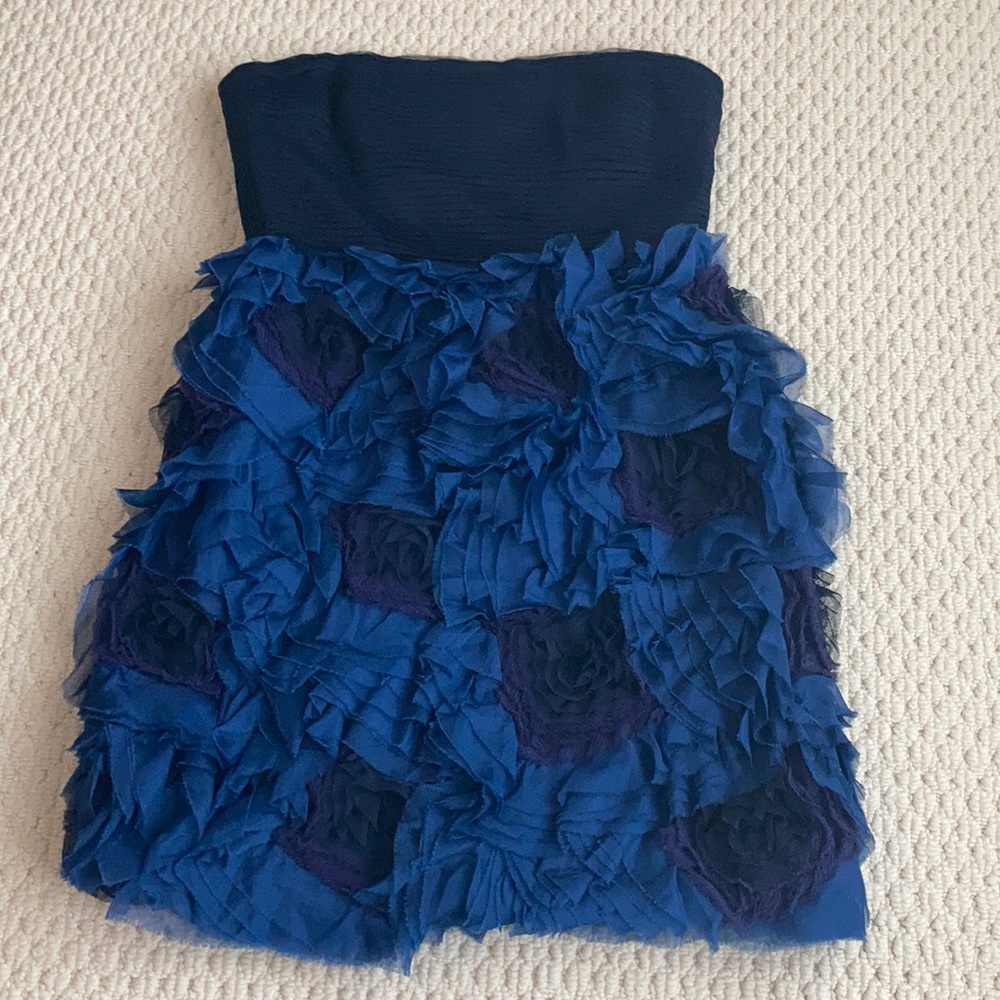 BCBGMAXAZRIA Navy cocktail dress